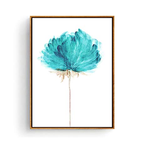 463x463 Hepix Canvas Wall Art, Abstract Blue Watercolor - Blue Watercolor Print
