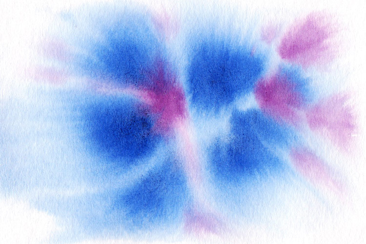 750x500 3 Simple Tricks For Unique Watercolor Textures - Blue Watercolor Texture