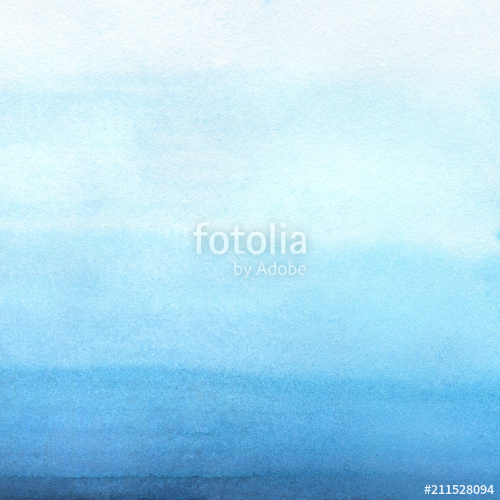 500x500 Hand Painted Blue Watercolor Background. Watercolor Wash. Stock - Blue Watercolor Wash