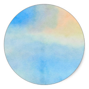307x307 Blue Watercolor Wash Background Gifts On Zazzle Ca - Blue Watercolor Wash
