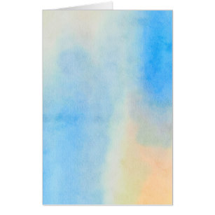 307x307 Blue Watercolor Wash Cards Zazzle - Blue Watercolor Wash