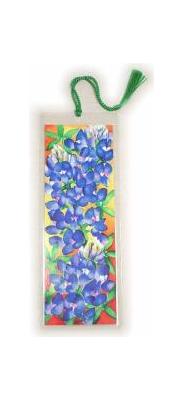 182x400 Book Mark Bluebonnet Watercolor The Texas Store - Bluebonnet Watercolor
