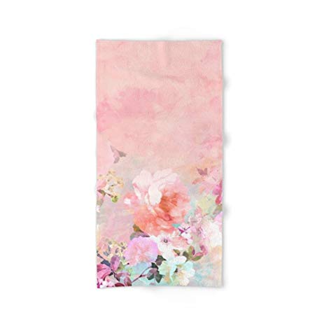 463x463 Society6 Modern Blush Watercolor Ombre Floral - Blush Watercolor