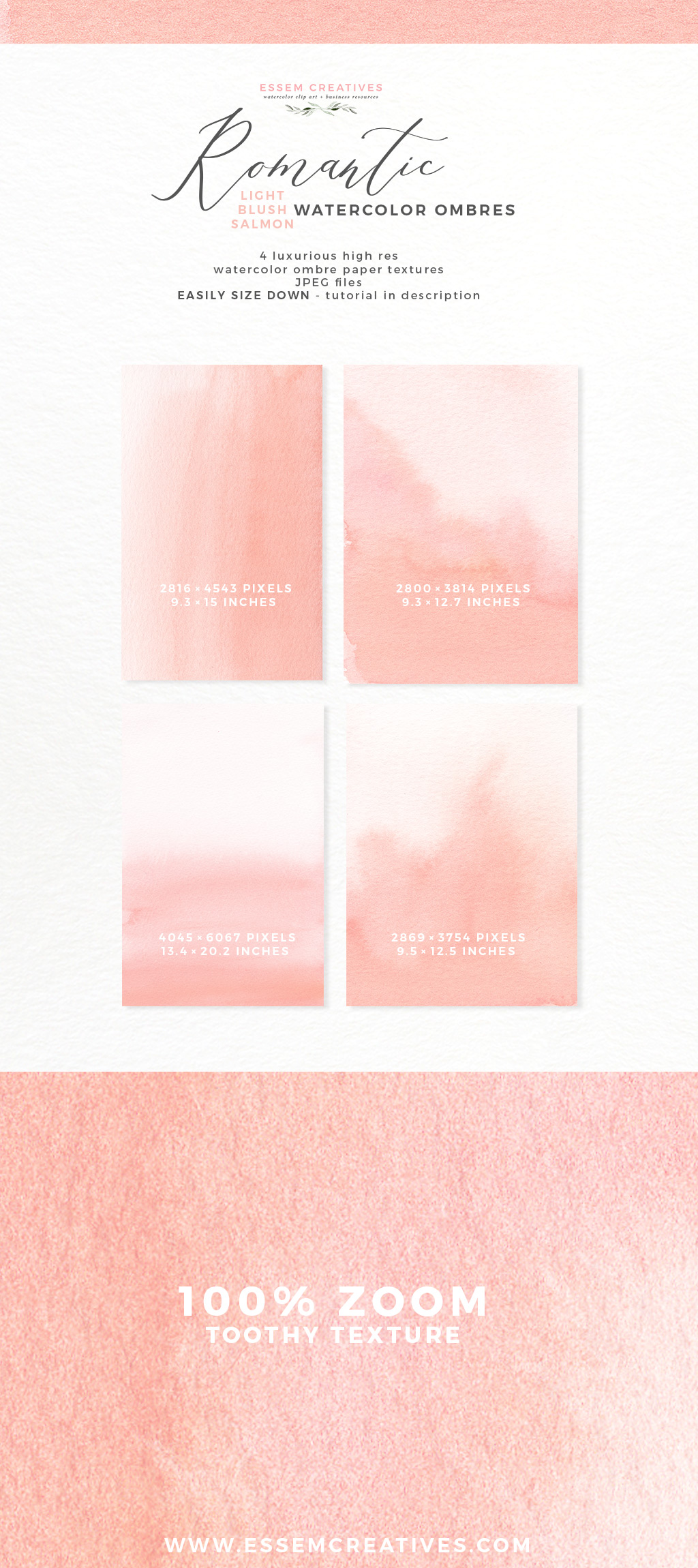 1024x2300 Blush Watercolor Ombres Background For Wedding Invitations Essem - Blush Watercolor