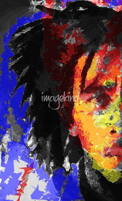396x650 Stunning Bob Marley Watercolor Painting Reproductions For Sale - Bob Marley Watercolor