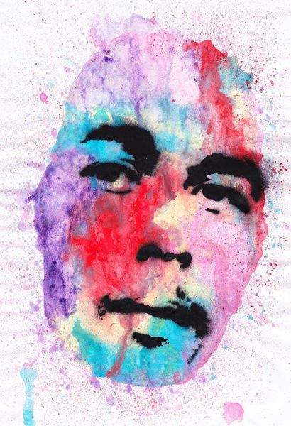 410x600 Bob Marley - Bob Marley Watercolor