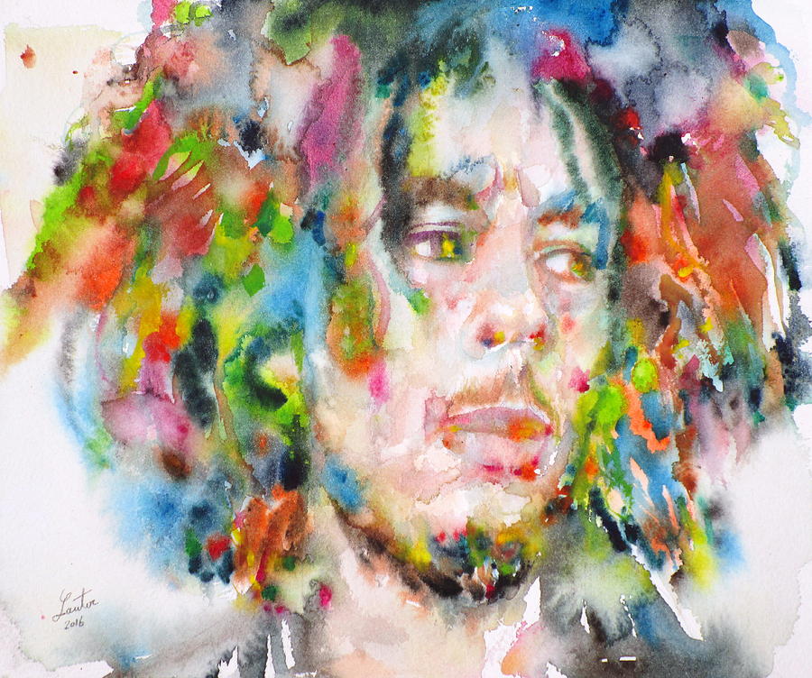 900x752 Bob Marley - Bob Marley Watercolor