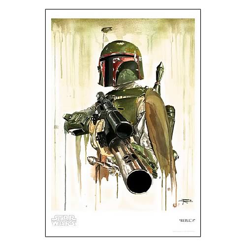 500x500 Fall 2010 Boba Fett Goodies - Boba Fett Watercolor
