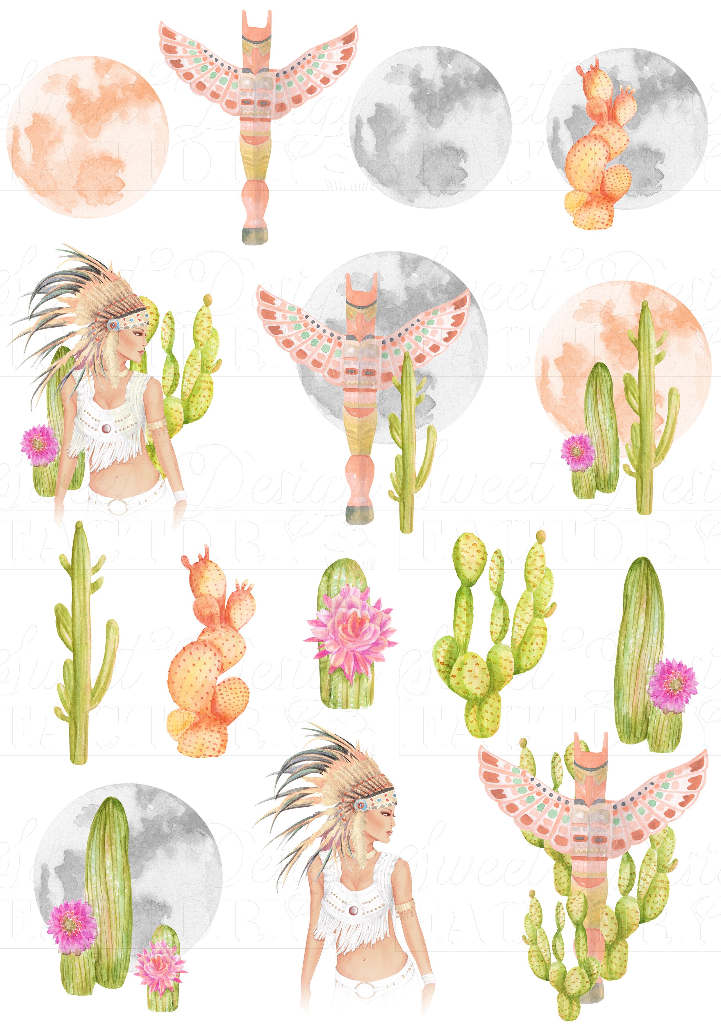 2480x3543 Boho Watercolor Cliparts Steemit - Boho Watercolor