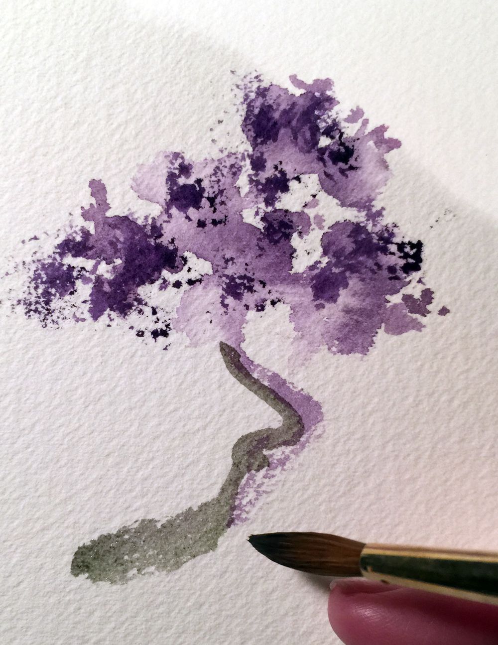 1000x1295 Watercolor Bonsai Tree Watercolor Inspiration - Bonsai Tree Watercolor