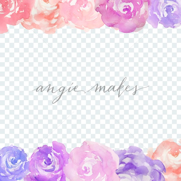 600x600 Purple And Pink Peonies Border Frame. Watercolor Peony Background - Border Watercolor