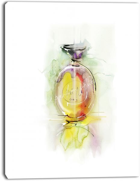 465x600 Souq Design Art Pt14342 30 40 Perfume Bottle Watercolor - Bottle Watercolor