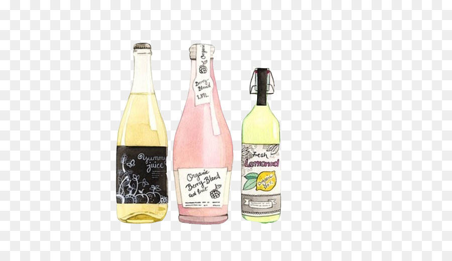 900x520 Watercolor Painting Printing Drawing Printmaking - Bottle Watercolor