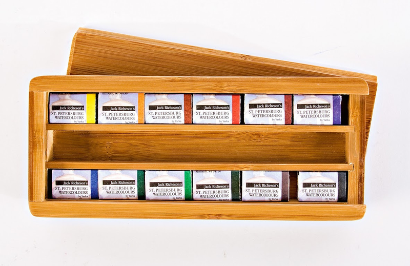 800x519 Jack Richeson Amp Co. Inc. St. Petersburg Watercolor Set Of 12 In - Box Watercolor