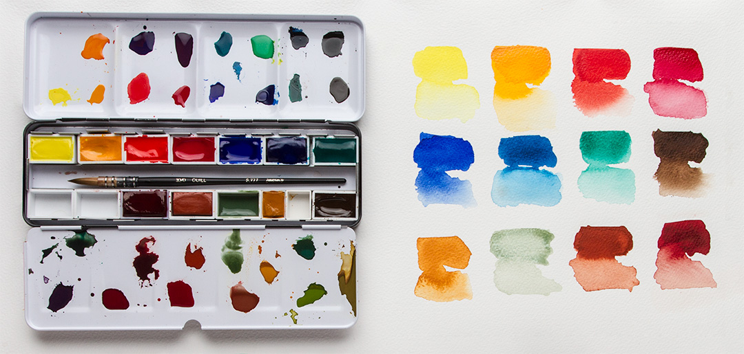 1080x515 Choosing Colours To Fill Your Watercolour Box - Box Watercolor