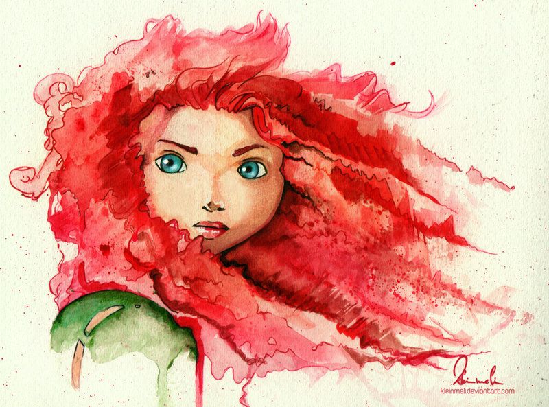 800x593 I Love How Simple Yet Striking This Is. Lt3 Watercolors And Lt3 - Brave Watercolor