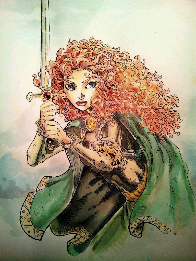 768x1024 Brave - Brave Watercolor