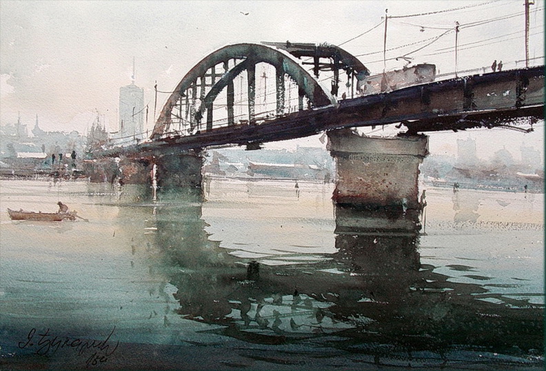 792x538 Gallery - Bridge Watercolor