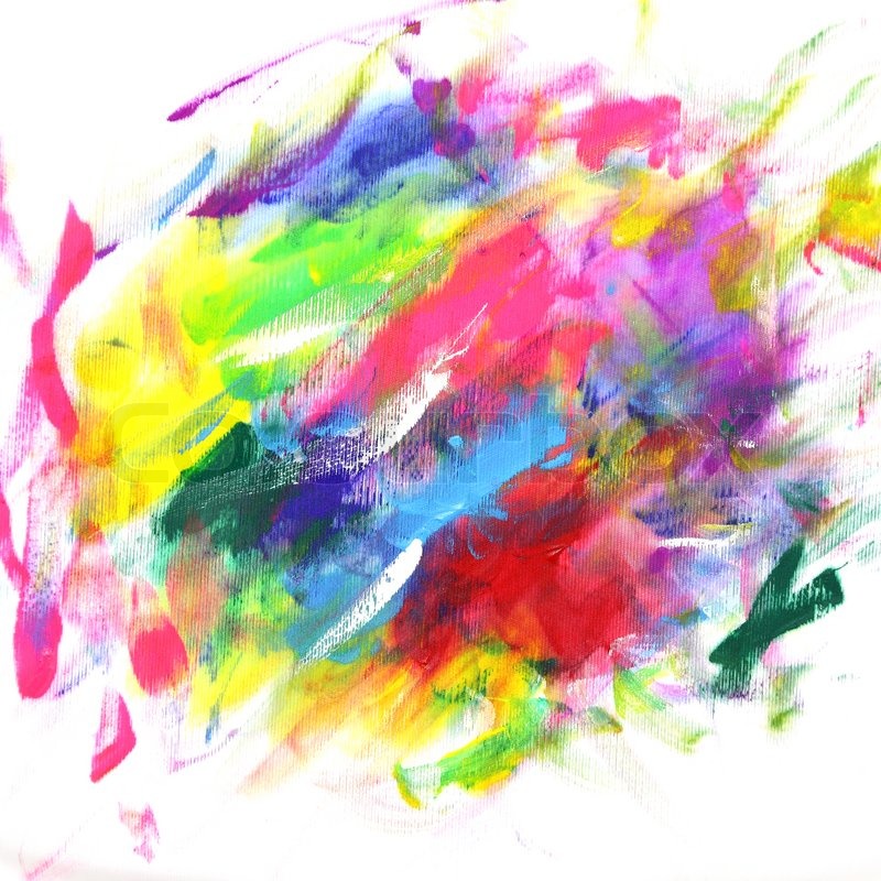 800x800 Bright Watercolor Stains Stock Photo Colourbox - Bright Watercolor