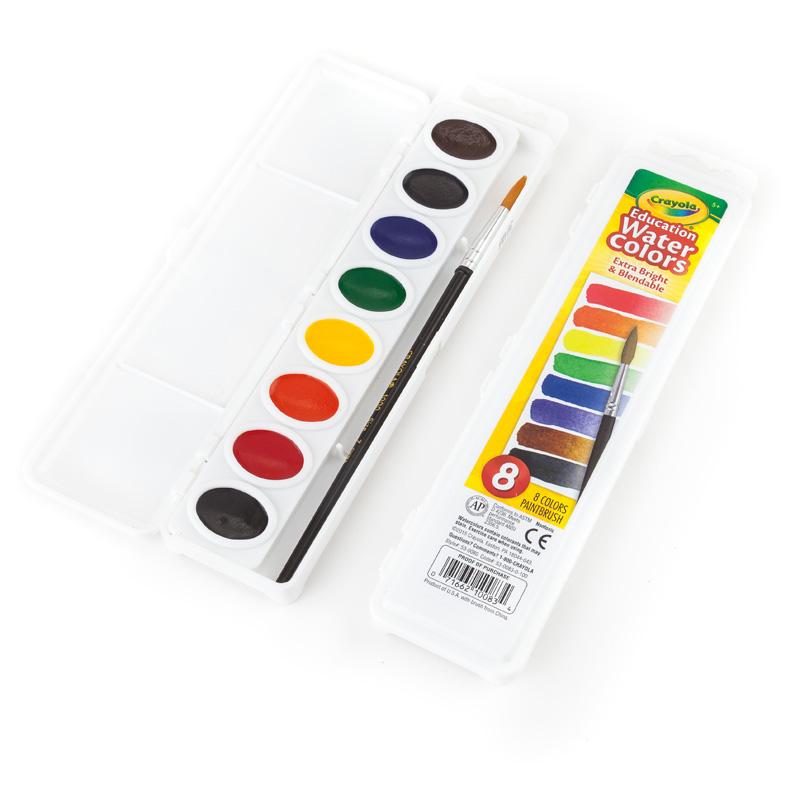 800x800 Crayola Extra Bright Watercolors (8 Count) Toys Amp Games - Bright Watercolor Paint