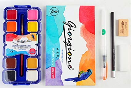 425x285 Giorgione Watercolor Paint Set Bright Color Portable - Bright Watercolor Paint