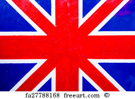 264x194 Free Flag Watercolor Art Art Prints And Wall Artwork Freeart - British Flag Watercolor