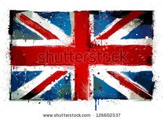 236x172 Union Jack British Flag Watercolor Painting Nursery Decor Union - British Flag Watercolor