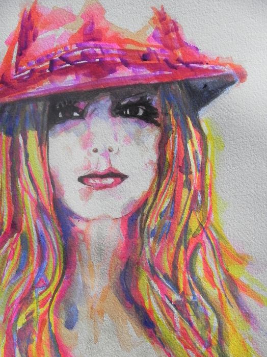 524x700 Pop Music Artist Britney Spears... Watercolor Prints For Sale - Britney Spears Watercolor