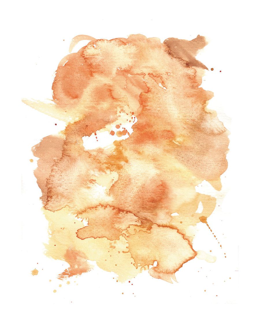 900x1107 Brown Watercolor Png - Brown Watercolor