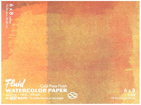 466x346 Fluid Gap880068 Watercolor Block 6 X 8 - Brown Watercolor Paper