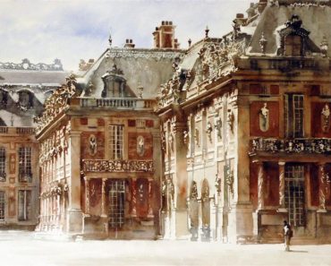 370x297 Building Best Watercolor Painting - Building Watercolor