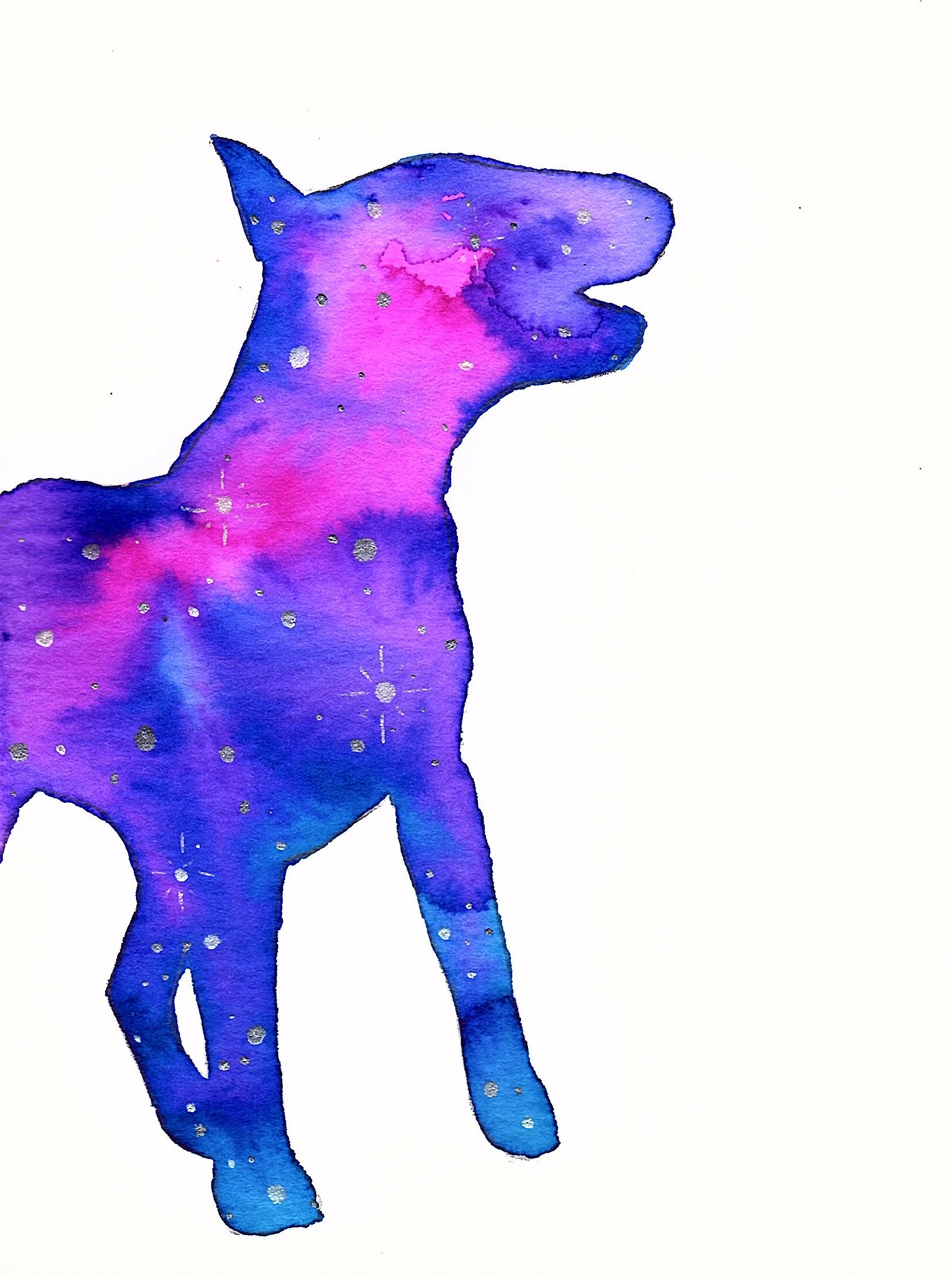 1659x2227 Galaxy Bull Terrier Watercolor Inkpawz Art Online Store - Bull Terrier Watercolor