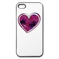190x190 Burgundy Watercolor Heart By Sergej Bodak Spreadshirt - Burgundy Watercolor