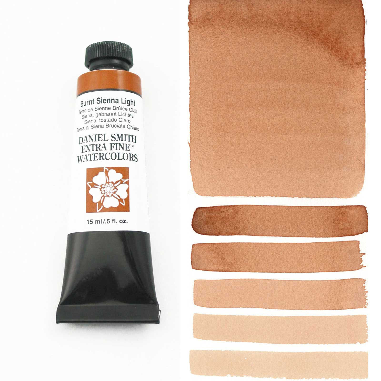 1600x1600 Daniel Smith Watercolor 15ml Burnt Sienna Light - Burnt Sienna Watercolor