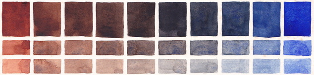 634x153 Earth Colours - Burnt Sienna Watercolor