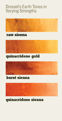 207x406 Beginner Watercolor Starts With Your Paints And How To Use Them - Burnt Sienna Watercolor