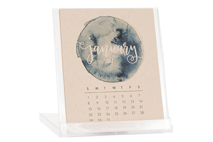 720x479 Watercolor 2019 Desk Calendar Ruff House Art - Calendar Watercolor