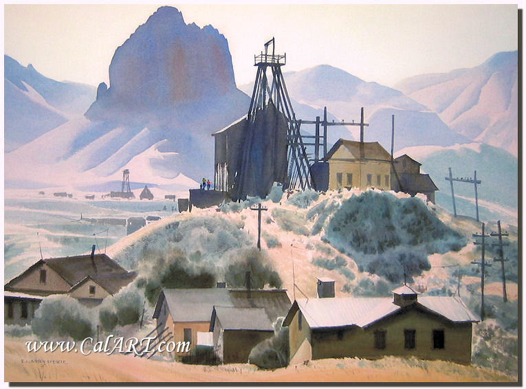 765x566 California Art - California Watercolor