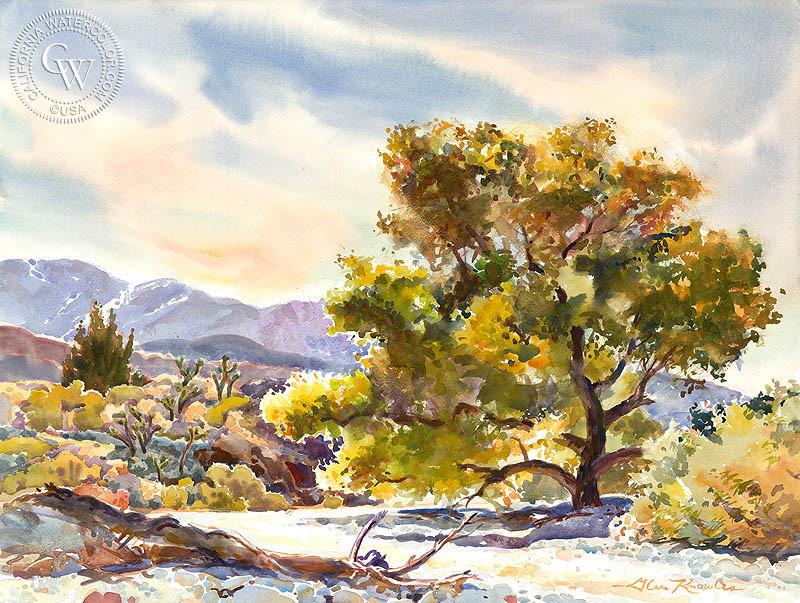 800x603 Late Fall, Watercolor Art By Glen Knowles California Watercolor - California Watercolor