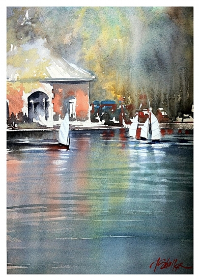 391x550 California Watercolor Artists - California Watercolor