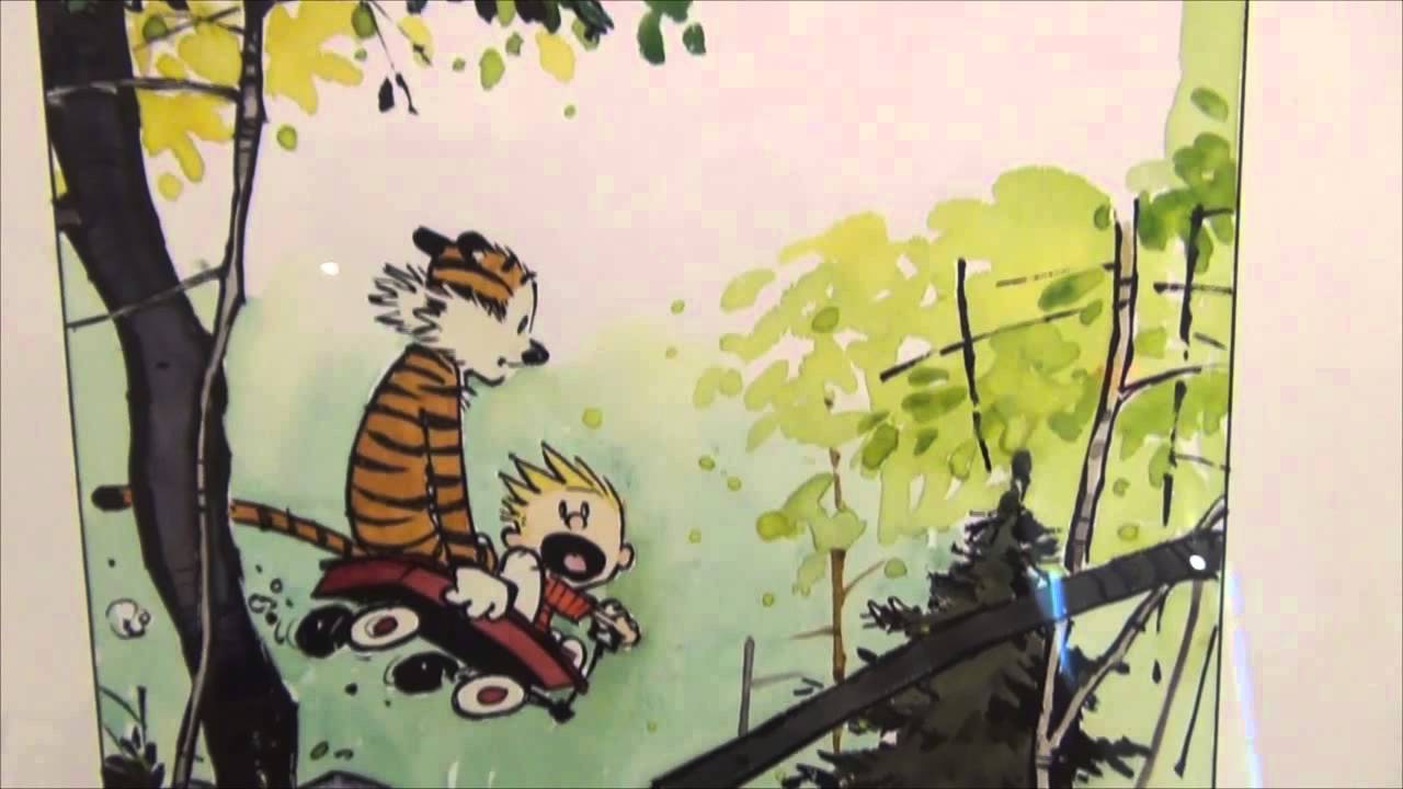 1280x720 Calvin And Hobbes - Calvin And Hobbes Watercolor
