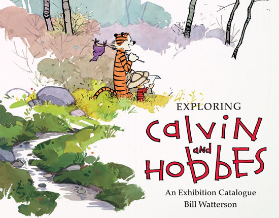 550x430 Gurney Journey Book Review Calvin And Hobbes Exhibition Catalog - Calvin And Hobbes Watercolor