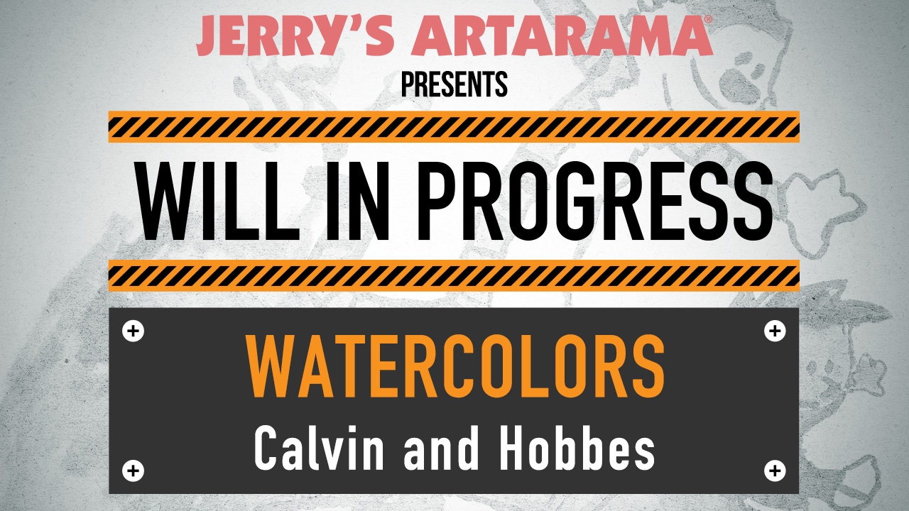 1280x720 Will In Progress - Calvin And Hobbes Watercolor