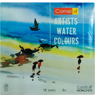 320x320 Camlin Artists Water Colours 18 Shades 9 Ml - Camel Water Colour