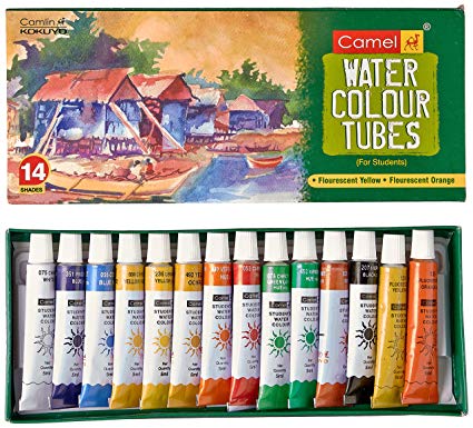 425x385 Camlin Kokuyo Student Water Color Tube - Camel Water Colour