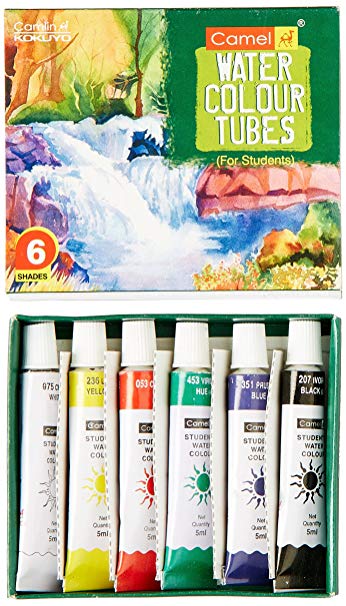 346x606 Camlin Kokuyo Student Water Color Tube - Camel Water Colour