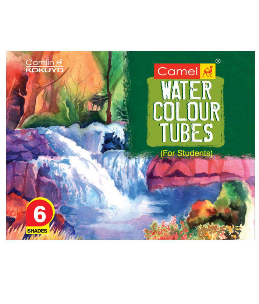 850x995 Camlin Student Water Color Tube 6 Shades (Pack Of 3) Price In - Camel Water Colour