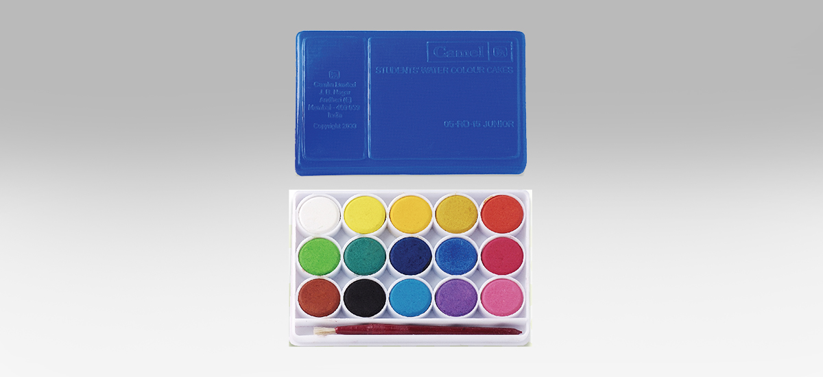 1200x550 Water Colour Cakes, Student Water Colours - Camel Water Colour