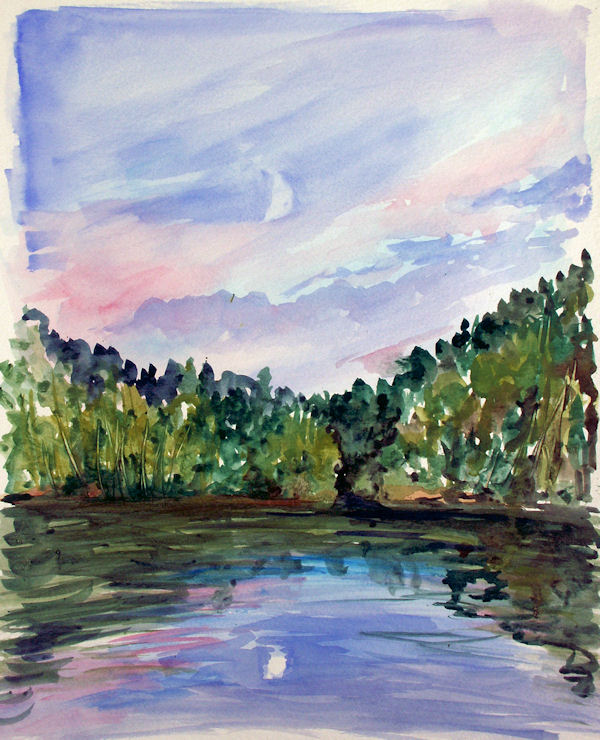 600x740 Canoe The Frugal Crafter Blog - Canoe Watercolor