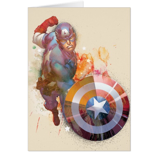 540x540 Captain America Watercolor Graphic - Captain America Watercolor